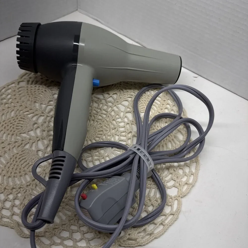 Conair Pro Silver Bird Professional Hair Dryer Gray Charcoal Blow Dryer